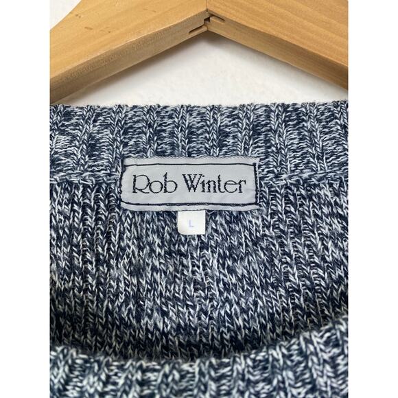 Vintage 80's Rob Winter Sweater men's size L - Picture 4 of 5